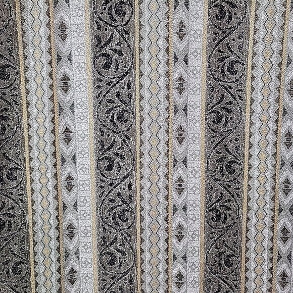 Vtg Pride & Joy Womens Size 12P Green Swirl Geometric Design Cross Over Buttons - Picture 10 of 16